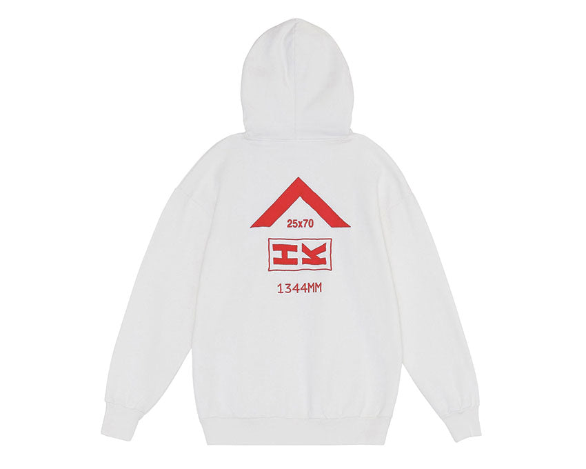 Han Kjobenhavn Artwork Hoodie Off White M-130069