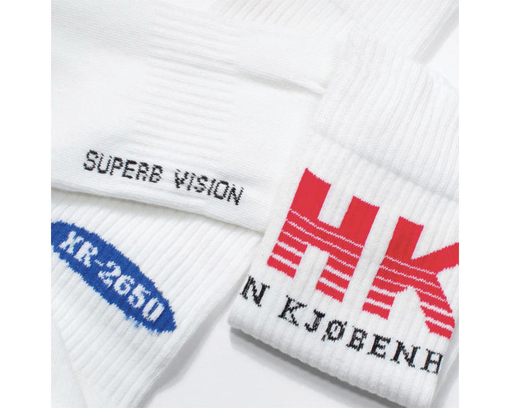Han Kjobenhavn HK Socks White A-110005