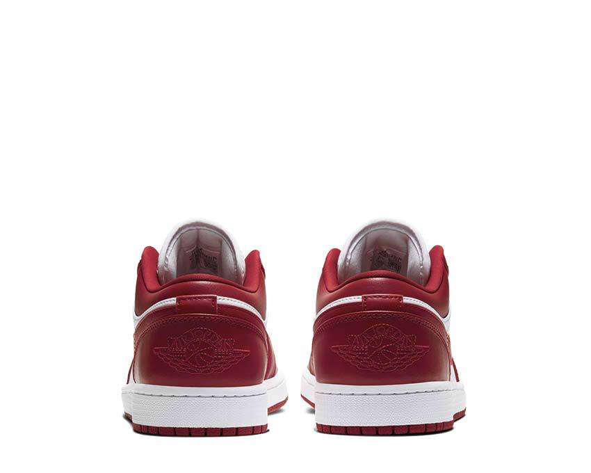 Air Jordan 1 Low Gym Red / Gym Red - White 553558-611