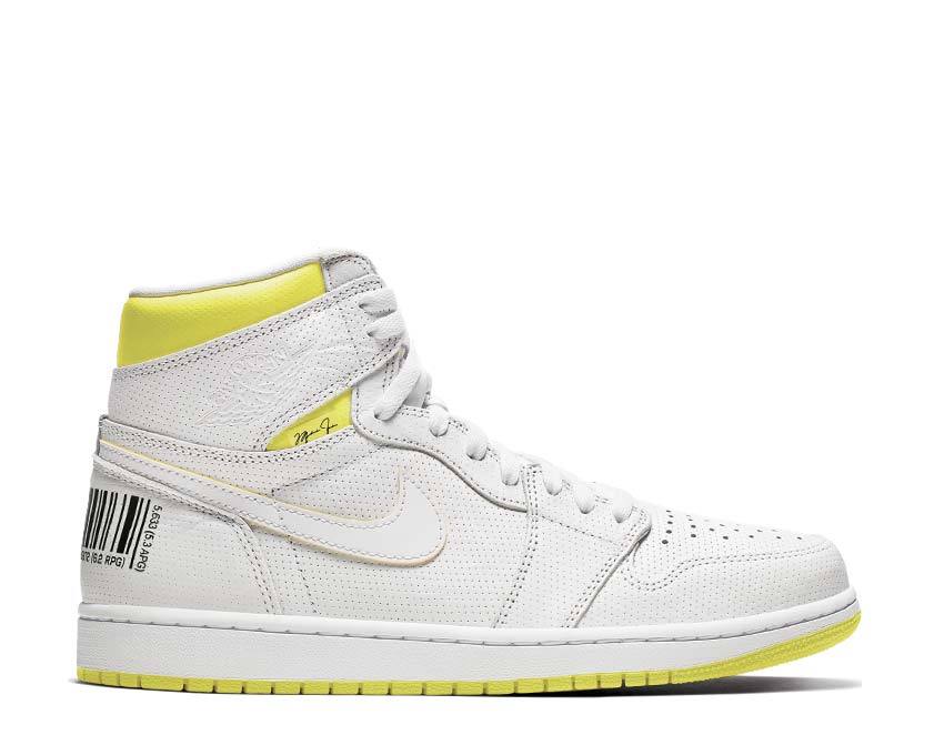 Jordan Air Jordan 1 Retro High OG White Dynamic Yellow Black 555088-170