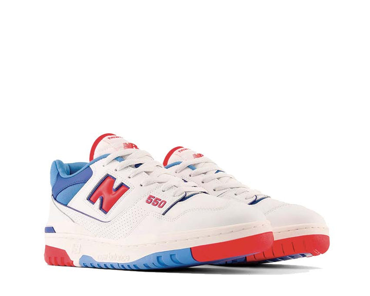 New Balance 550 White / Blue / Red BB550NCH