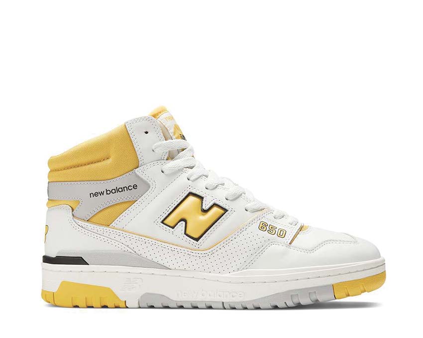 New Balance 650 White / Yellow BB650RCG