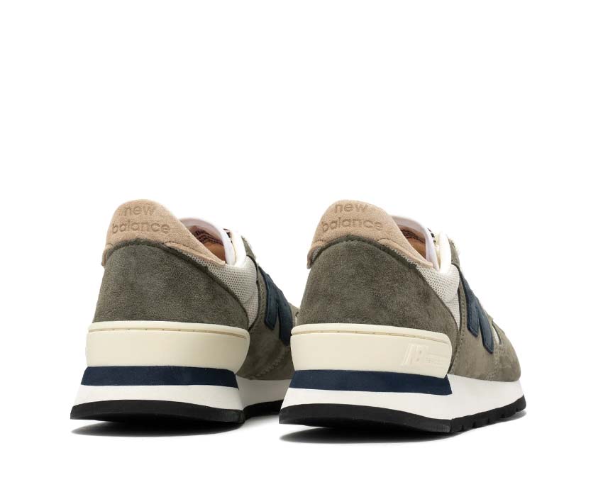 New Balance 990 V1 Grey/Blue Sohle — ENCAP Running Technologie