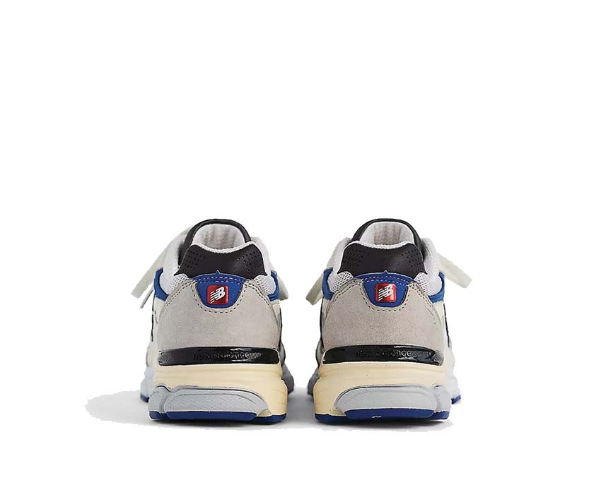 New Balance 990 White/Blue suela — tecnología ENCAP
