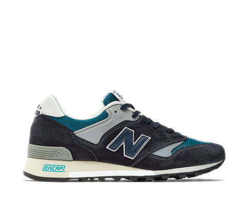 New Balance 577 ORC Navy/Gris — zapatilla hombre made in UK cuero y mesh
