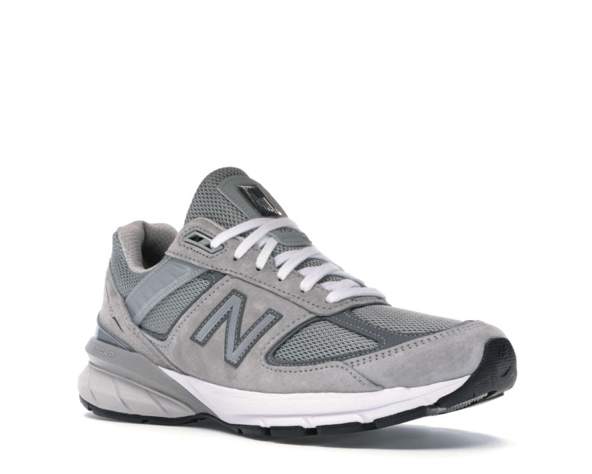 New Balance 990 GL5 Gris vista lateral — amortiguación ENCAP premium