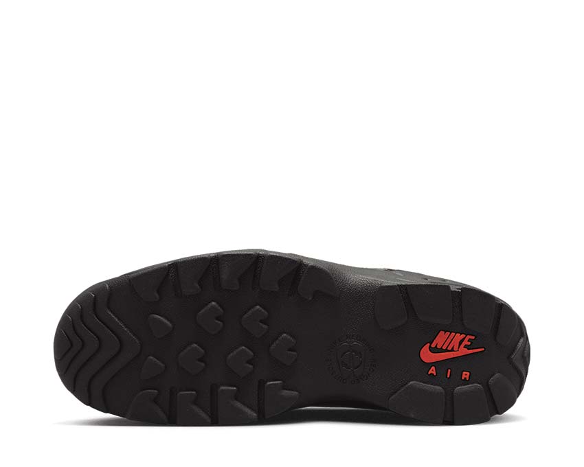 Nike ACG Air Mada Bison Black Hyper Crimson — vista trasera