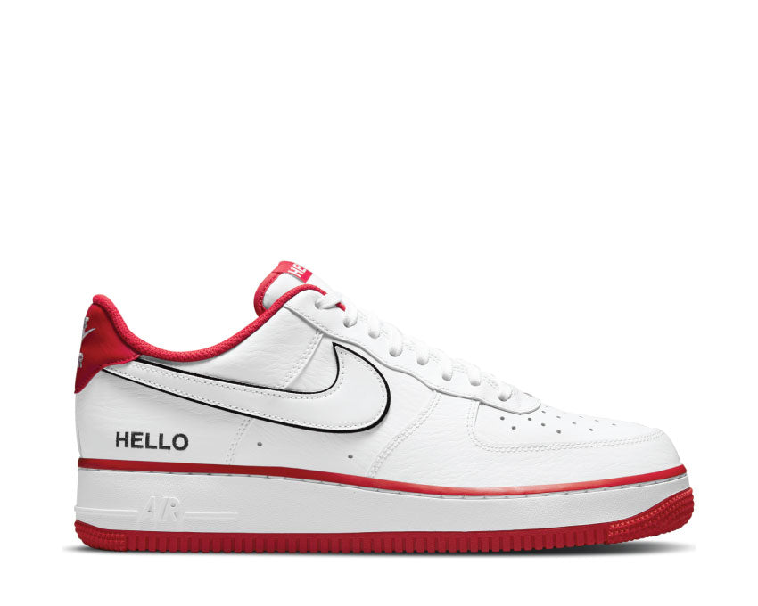 Nike Air Force 1 '07 LX White / White - University Red - Black CZ0327-100