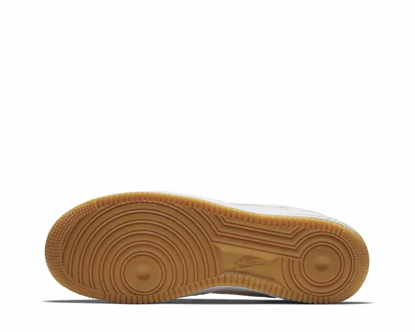 Nike Air Force 1 '07 Premium Light Cream — three-quarter front view