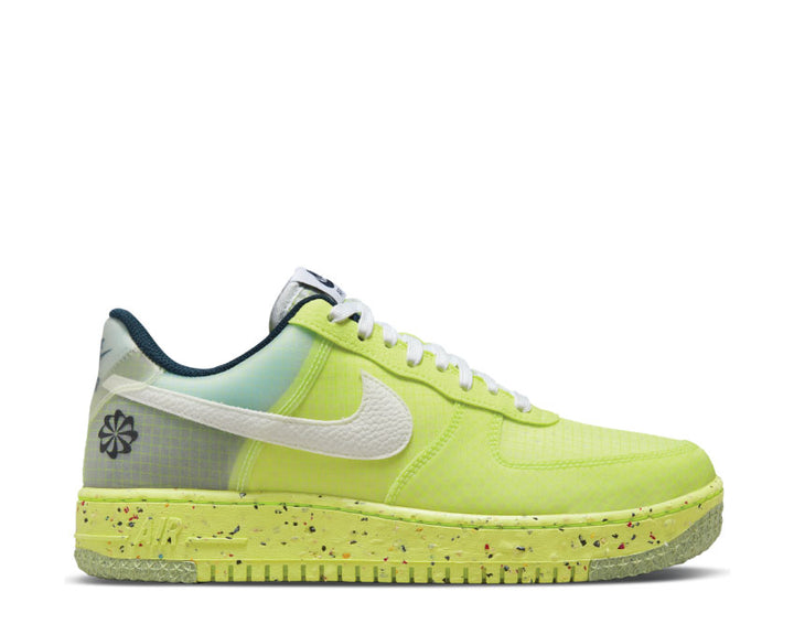 Nike Air Force 1 Crater Lt Lemon Twist / White - Armory Navy DH2521-700