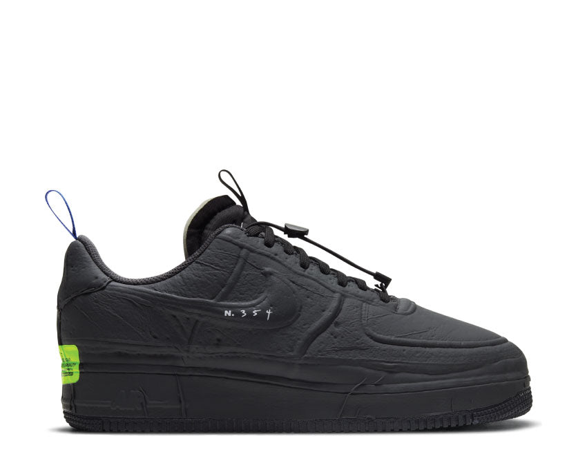 Nike Air Force 1 Experimental Black / Anthracite - Chile Red - Hyper Royal CV1754-001