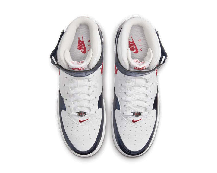 Nike Air Force 1 Mid QS White / University Red - Midnight Navy - White DH5623-101
