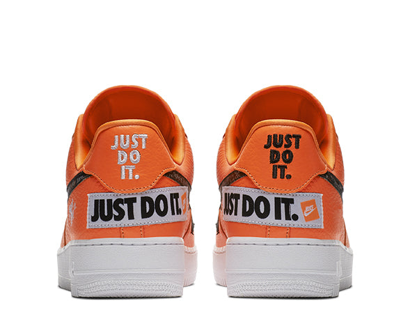 Nike Air Force 1 Premium Orange „Just Do It“