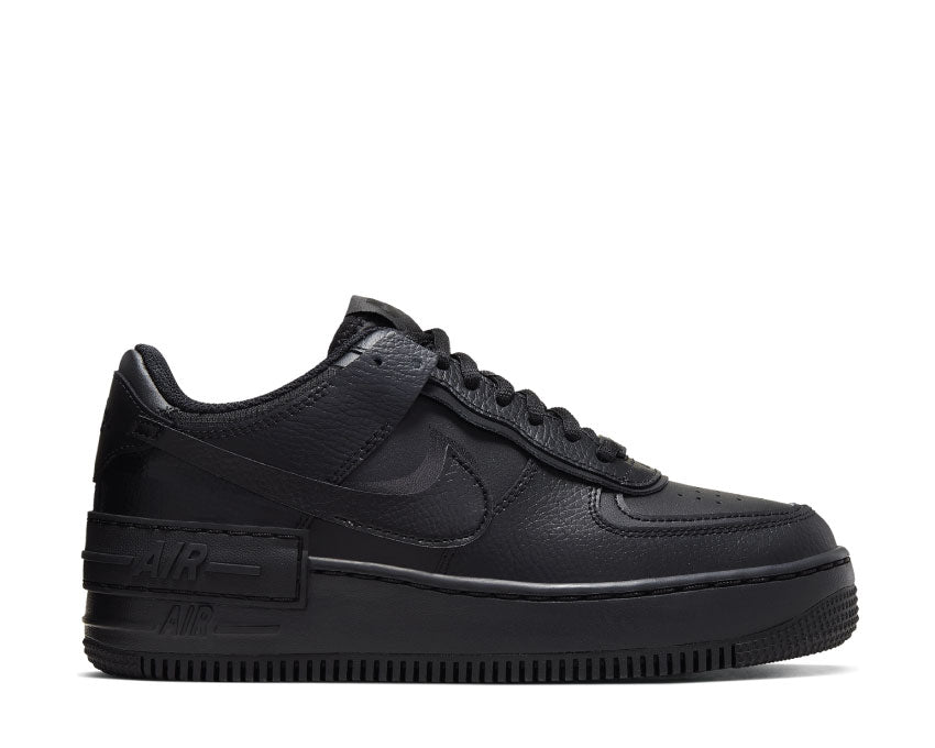 Nike Air Force 1 Shadow Black — women's sneaker Shadow thick sole