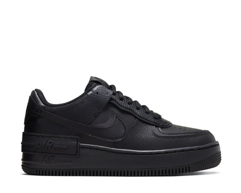 Nike Air Force 1 Shadow Black — women's sneaker Shadow thick sole