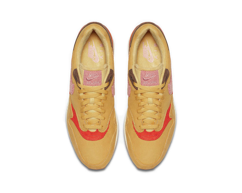 Nike Air Max 1 CREPE Wheat Gold Rust Pink Baroque CD7861-700