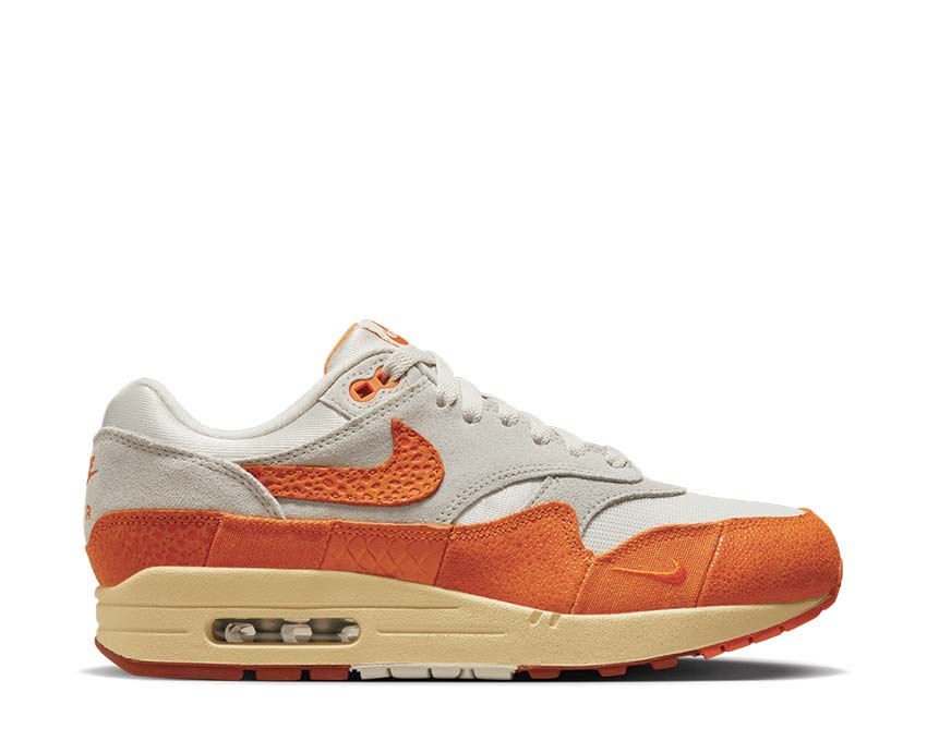 Nike Air Max 1 Wmns Light Bone Magma Orange Neutral Grey — sneaker femme Air Max 1