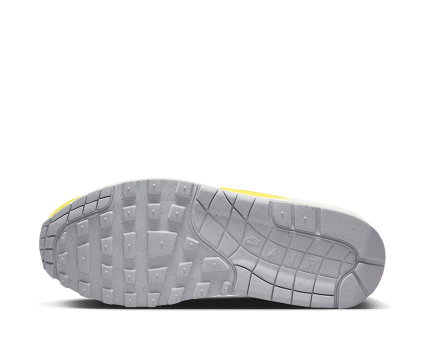Nike Air Max 1 W Photon Dust Tour Yellow semelle — Air visible Max 1