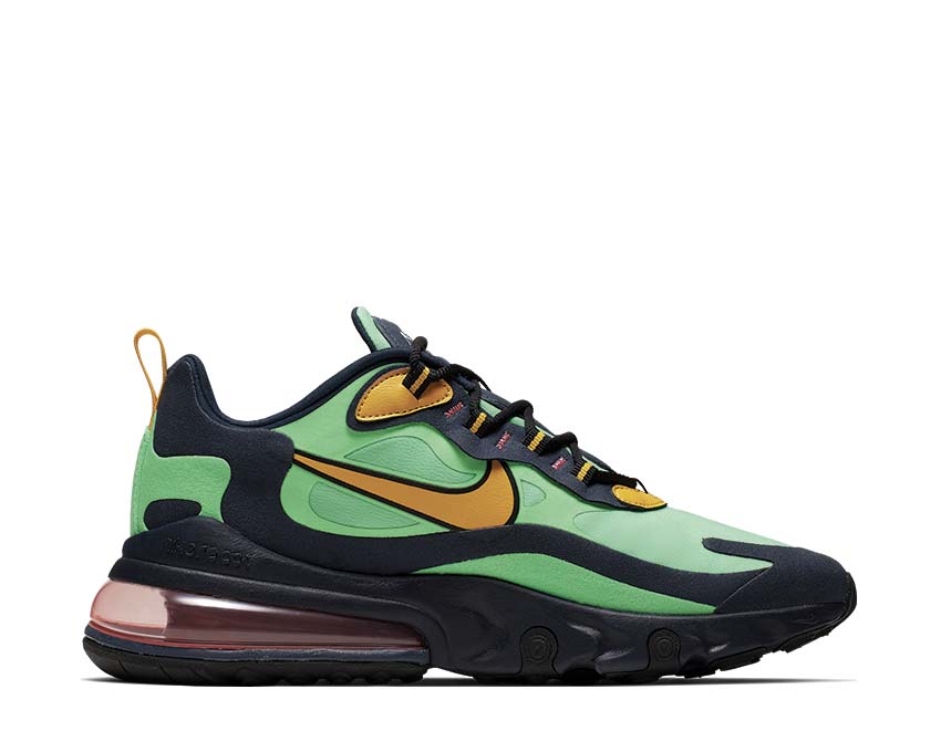 Nike Air Max 270 React Electro Green Yellow Ochre Obsidian AO4971-300