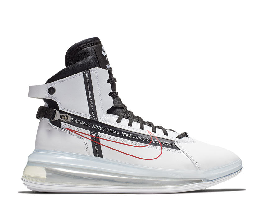 Nike Air Max 720 Satrn White Black University Red AO2110 100