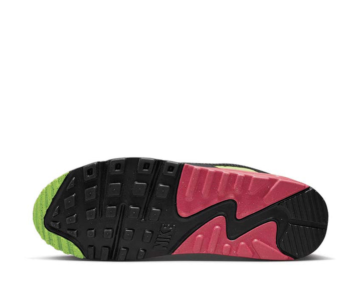 Nike AIr Max 90 White / Black - Volt - Rush Pink DQ4071-100