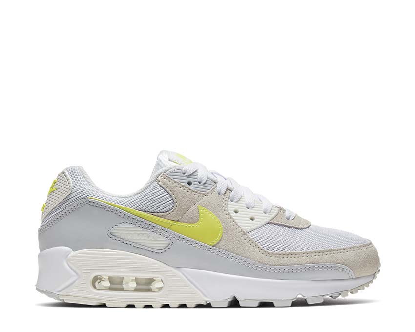 Nike Air Max 90 Wmns White / Lemon Venom - Pure Platinum - Sail CW2650-100