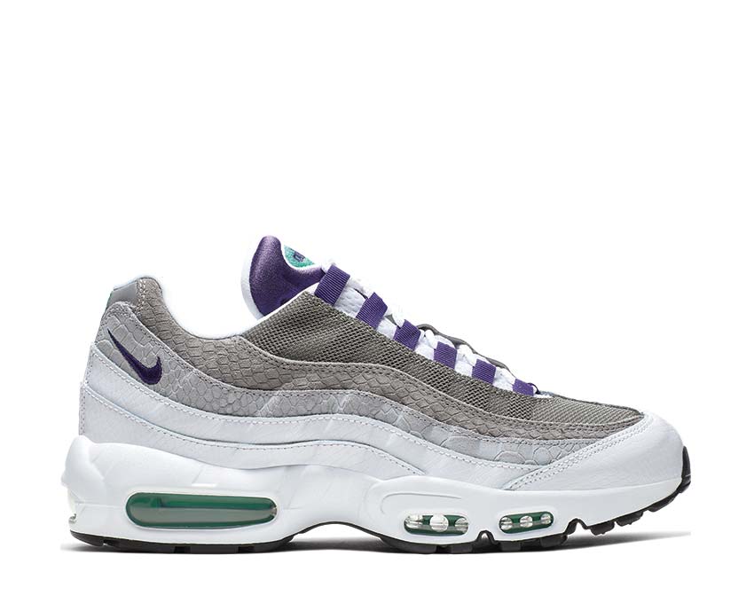 Nike Air Max 95 LV8 White Court Purple Emerald Green AO2450-101