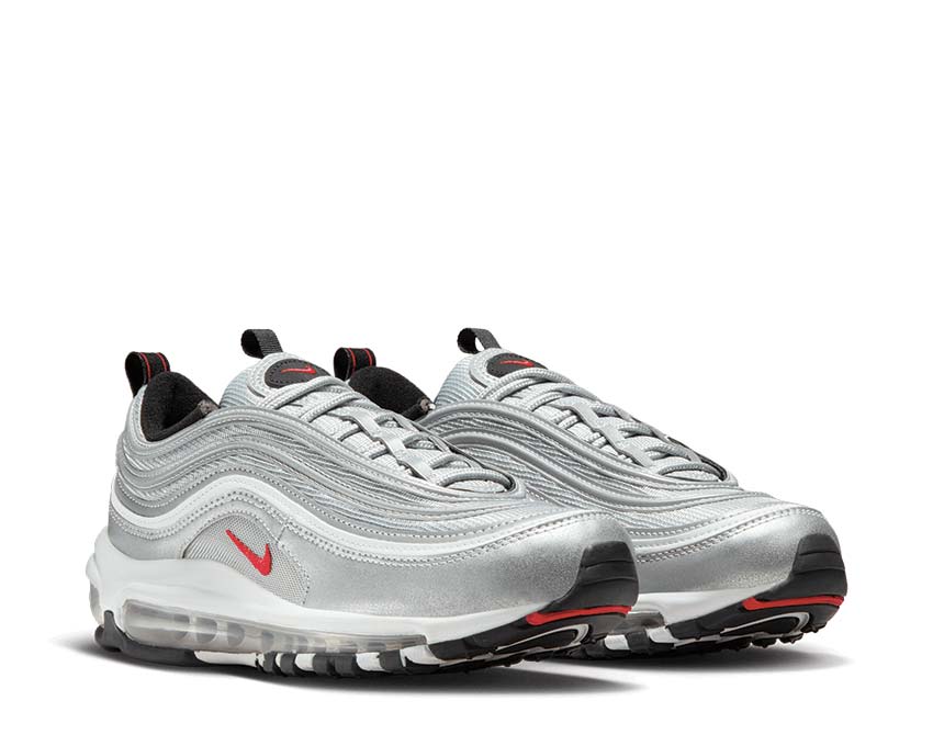 Nike Air Max 97 OG Wmns Metallic Silver Varsity Red White Black Seitenansicht — Bullet-Design