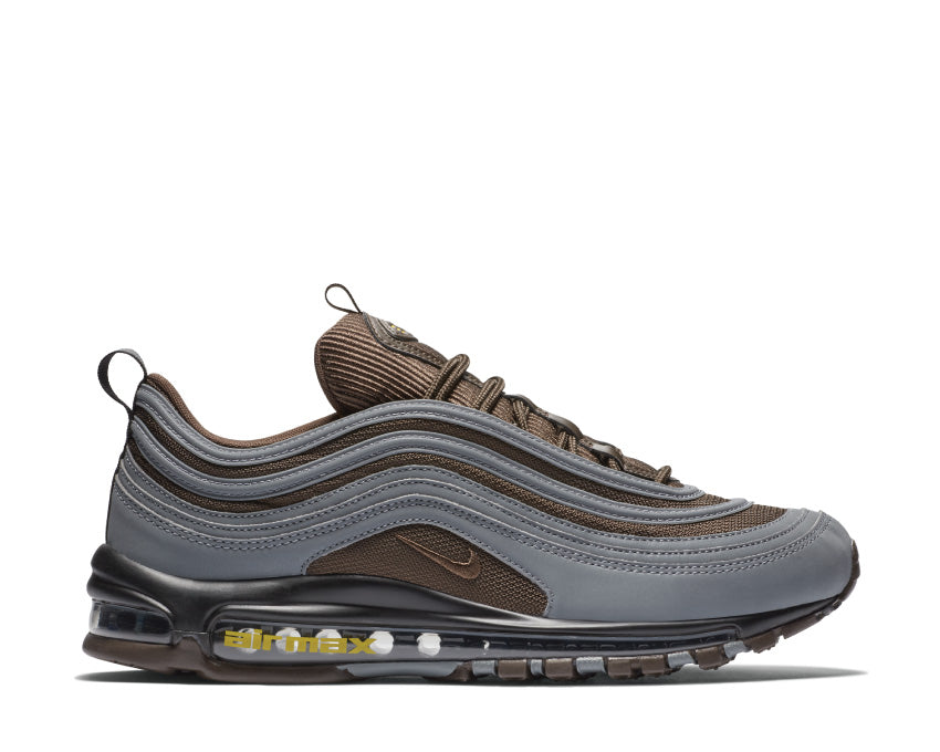 Nike Air Max 97 Premium Cool Grey Baroque Brown University Gold AV7025-001