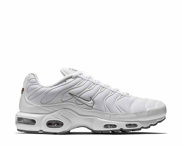 Nike Air Max Plus White — sneaker uomo tomaia mesh bianco gradiente