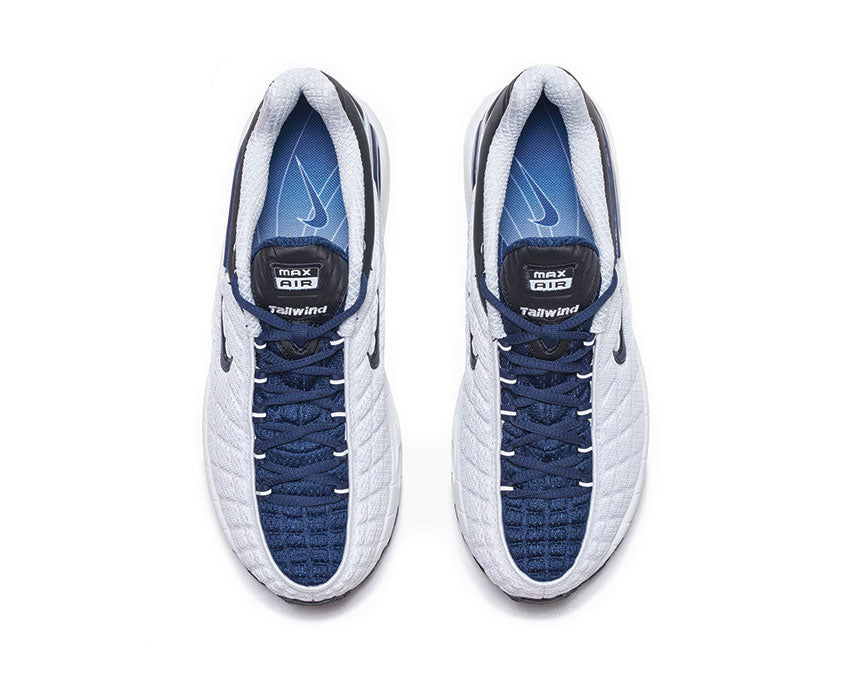 Nike Air Max Tailwind V SP White Midnight Navy detail — mesh upper