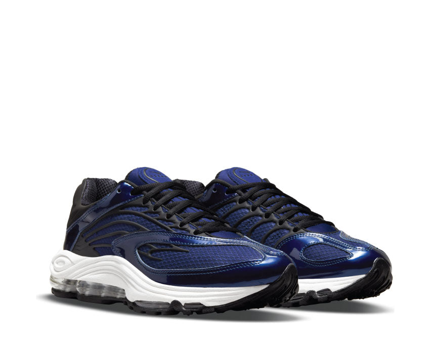 Nike Air Tuned Max Blue Void vue latérale — tige nubuck blue void