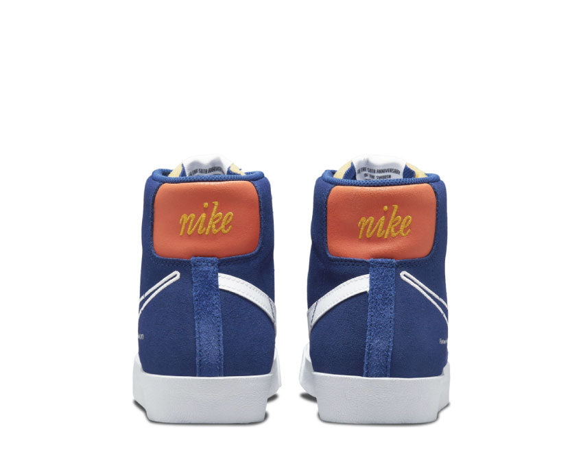 Nike Blazer Mid '77 Deep Royal Blue / White - Orange DC3433-400