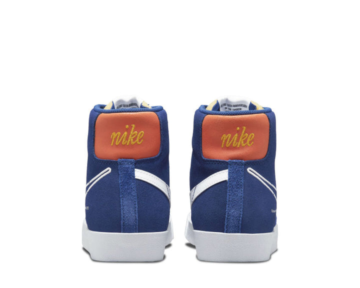 Nike Blazer Mid '77 Deep Royal Blue / White - Orange DC3433-400
