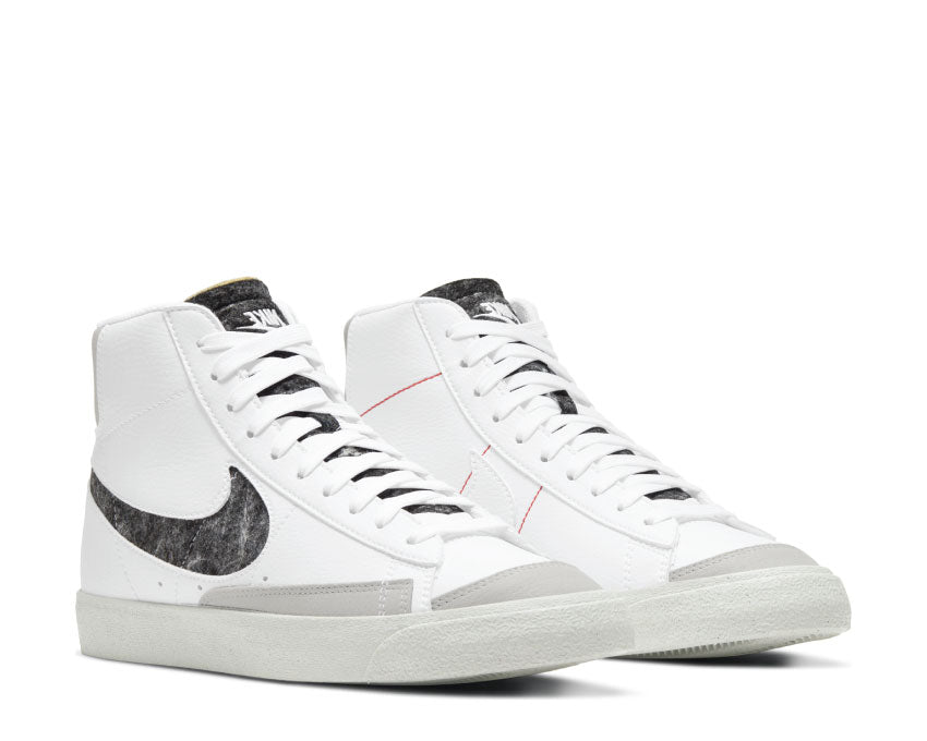 Nike Blazer Mid '77 Vintage White / White - LT Smoke Grey - Bright Crimson CW6726-100