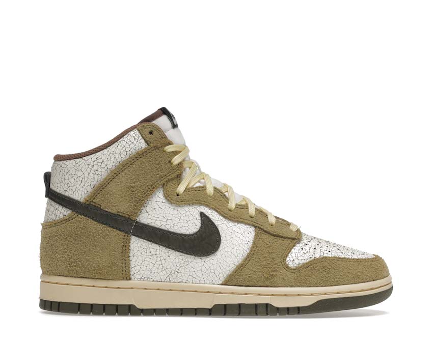 Nike Dunk Hi Retro Re-Raw Coriander / Summit White - Sail - Team Red DO6713-300