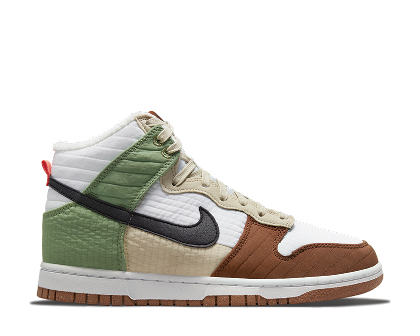 Nike Dunk High LX Summit White / Black - Oil Green - Rattan DN9909-100