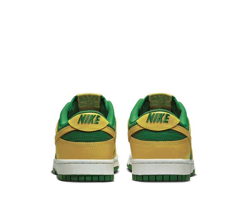 Nike Dunk Low BTTYS Apple Green Yellow suela — suela blanca Dunk Low