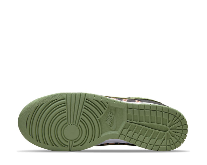 Nike Dunk Low SE Black / Oil Green - White - Total Orange DH0957-001