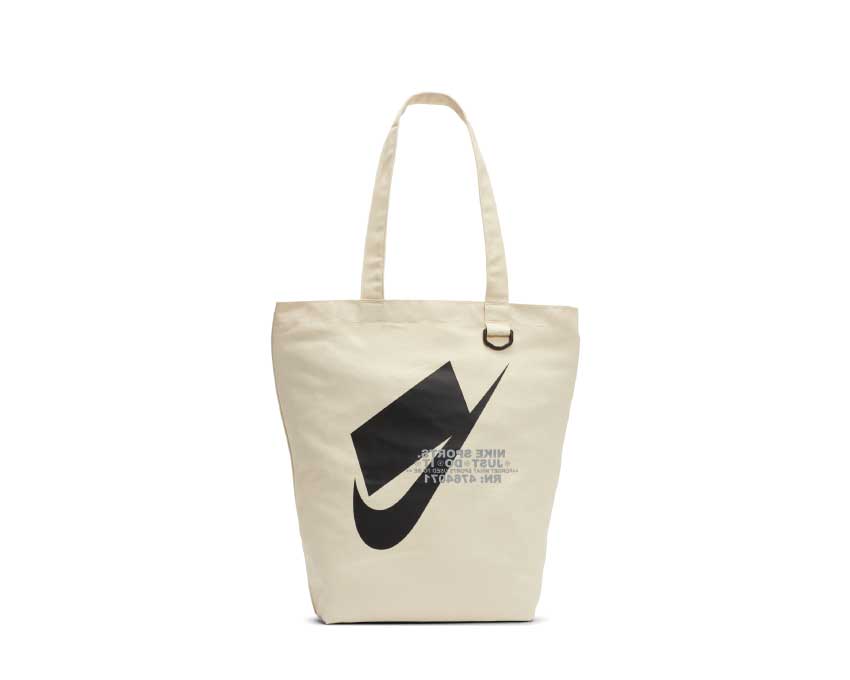 Nike Heritage Tote Bag Natural / Safety Orange BA6027-130
