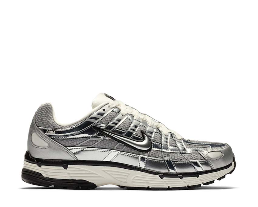 Nike P-6000 Metallic Silver — sneaker unisex stile Y2K