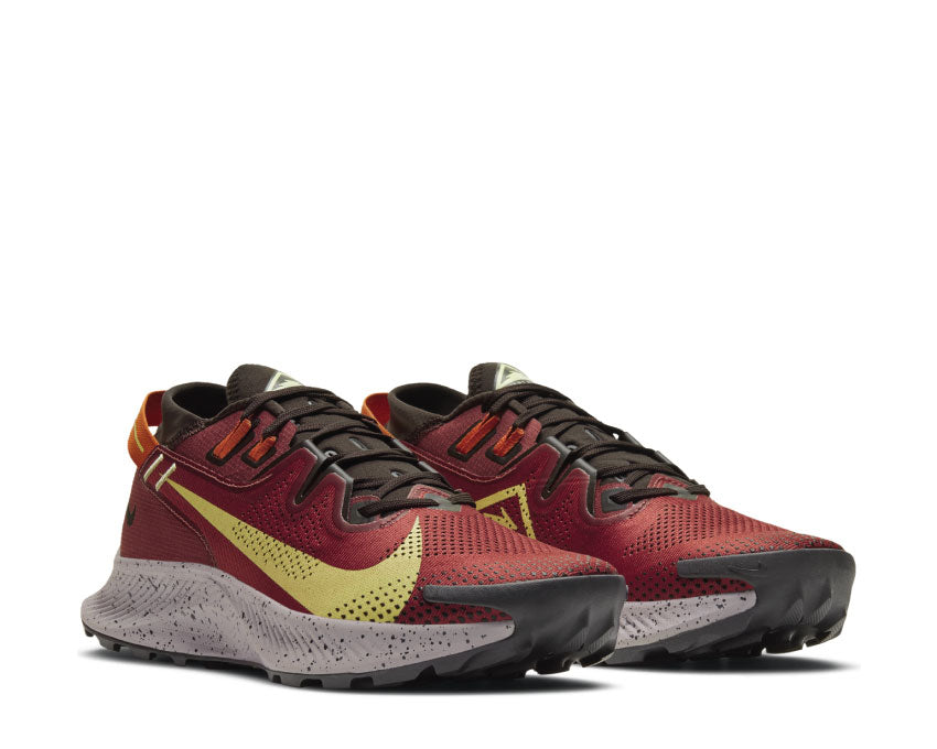 Nike Pegasus Trail 2 Claystone Red / Life Lime - Velvet Brown CK4305-600