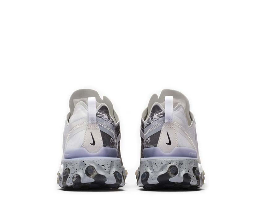 Nike React Element 55 KL Pure Platinum / Clear - Wolf Grey - Black CJ3312-001