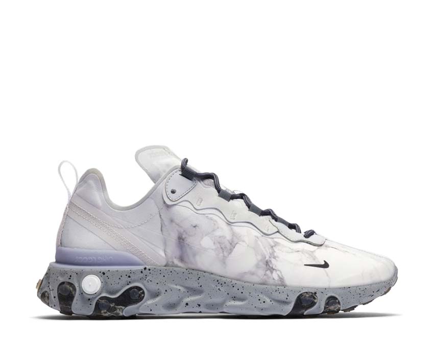 Nike React Element 55 KL Pure Platinum / Clear - Wolf Grey - Black CJ3312-001