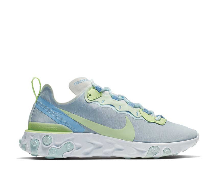 Nike React Element 55 White Frosted Spruce Barely Volt BQ2728-100