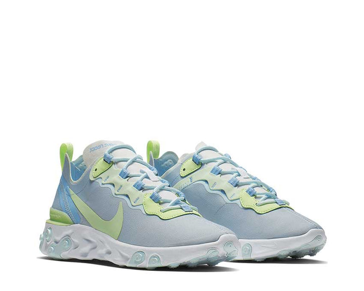 Nike React Element 55 White Frosted Spruce Barely Volt BQ2728-100