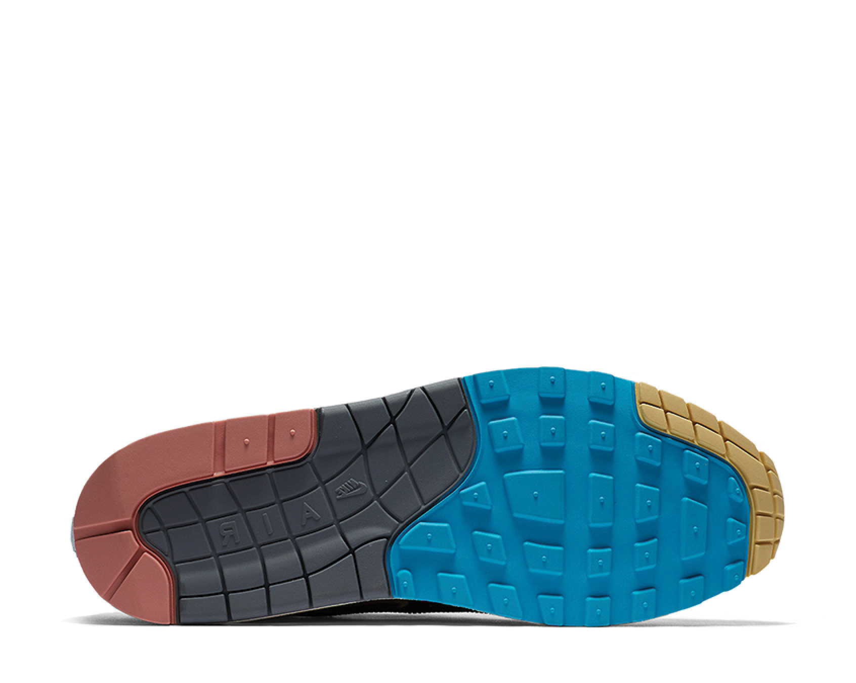 Nike Air Max 1/97 VF Sean Wotherspoon dettaglio — tomaia in velluto multicolore
