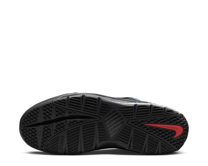 Nike Zoom Lebron 3 Black Metallic Silver — vue avant homme basketball