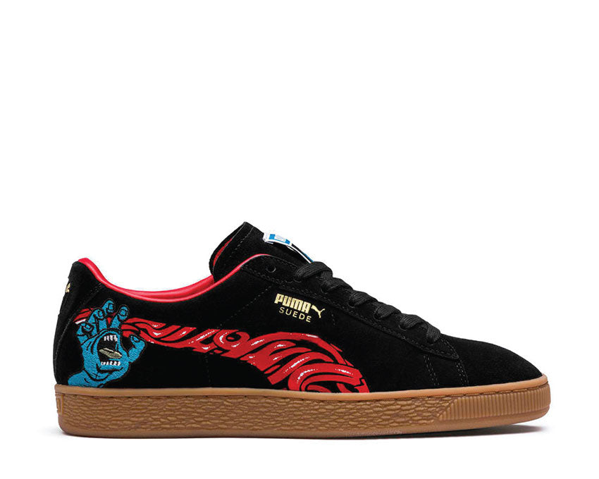 Puma Santa Cruz Suede Classic 50 Black Red Brown 366321-01