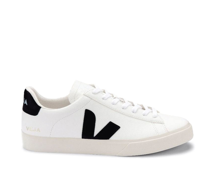 Veja Campo White — zapatilla mujer cuero ecológico
